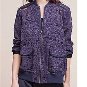 Anthropology bomber jacket